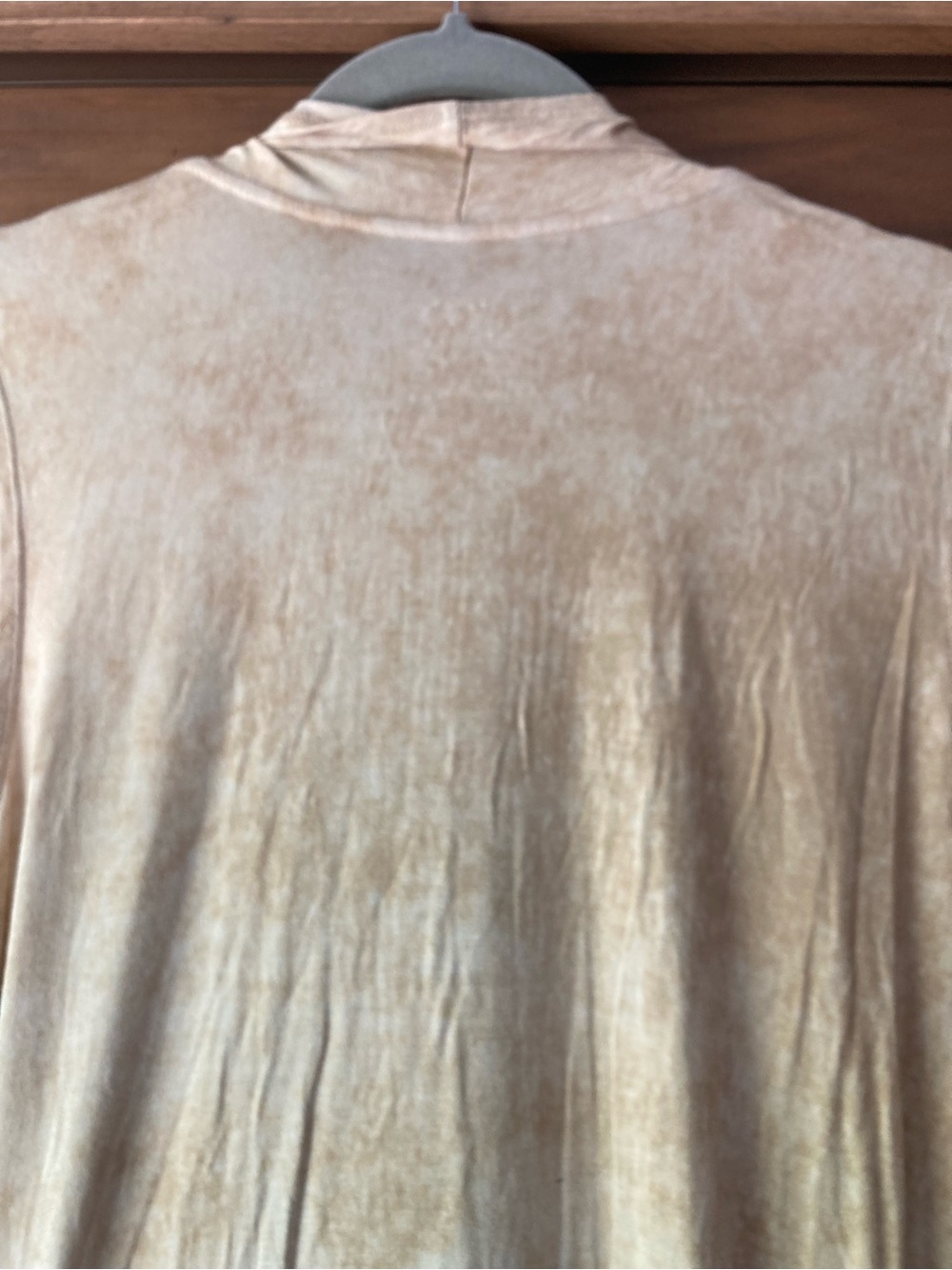 5/$15 Casual LOGO Tan Flowy Open Vest 2X - Picture 5 of 12